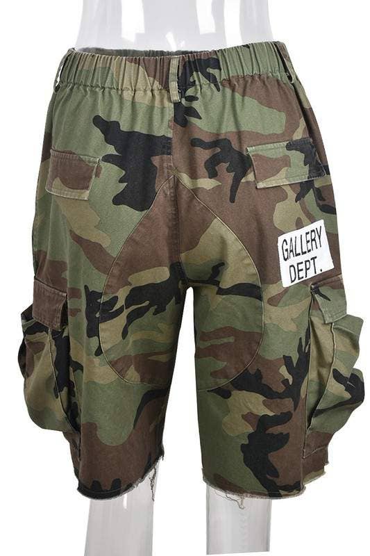 Cargo Camo Shorts- Street Style Vibes