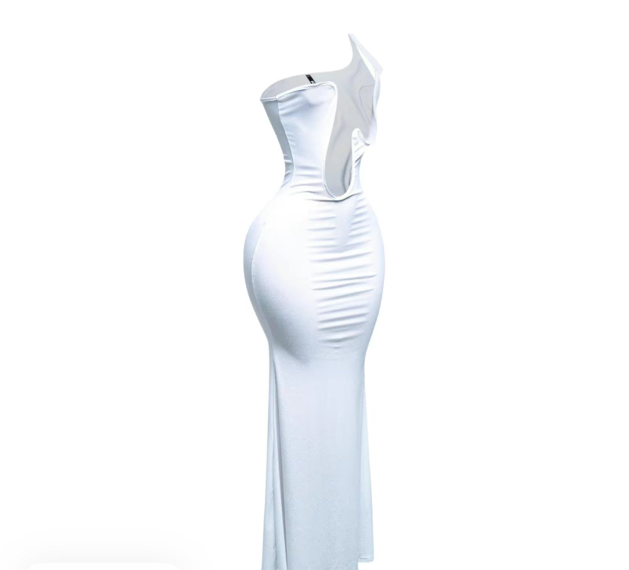 Deep Cut-Out Maxi Dress