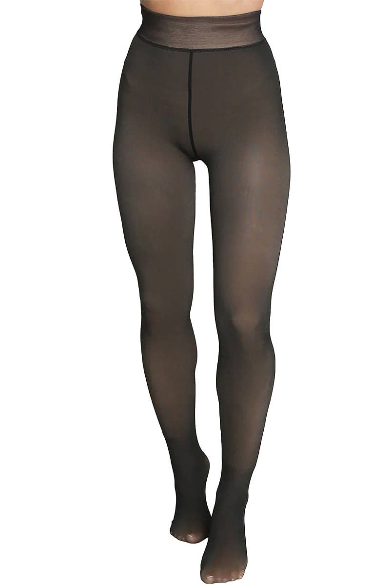 Original Women's Fleece Lined Sheer Pantyhose High Waist Winter Tights