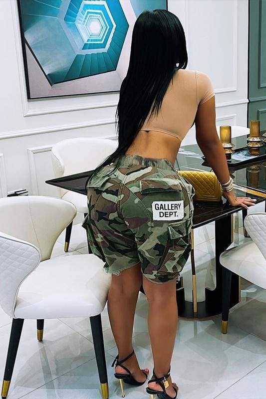 Cargo Camo Shorts- Street Style Vibes