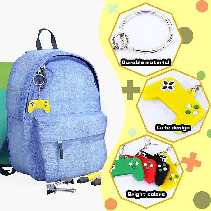 Silicone Game Controller Keychain