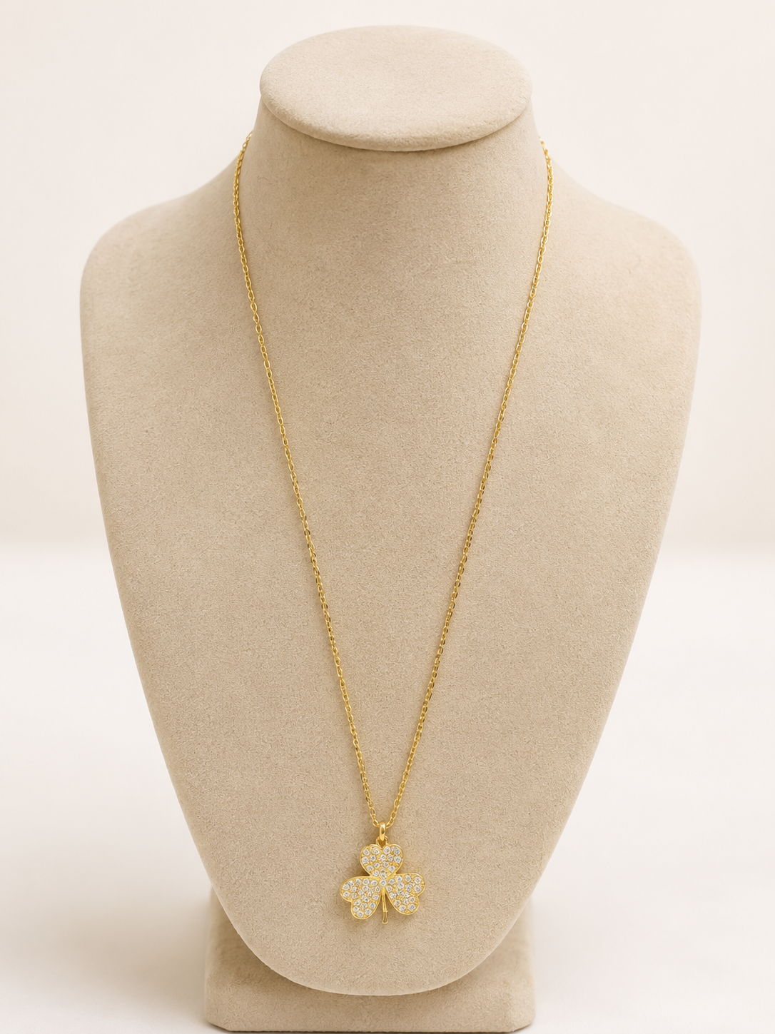 Lucky Clover Gold Necklace