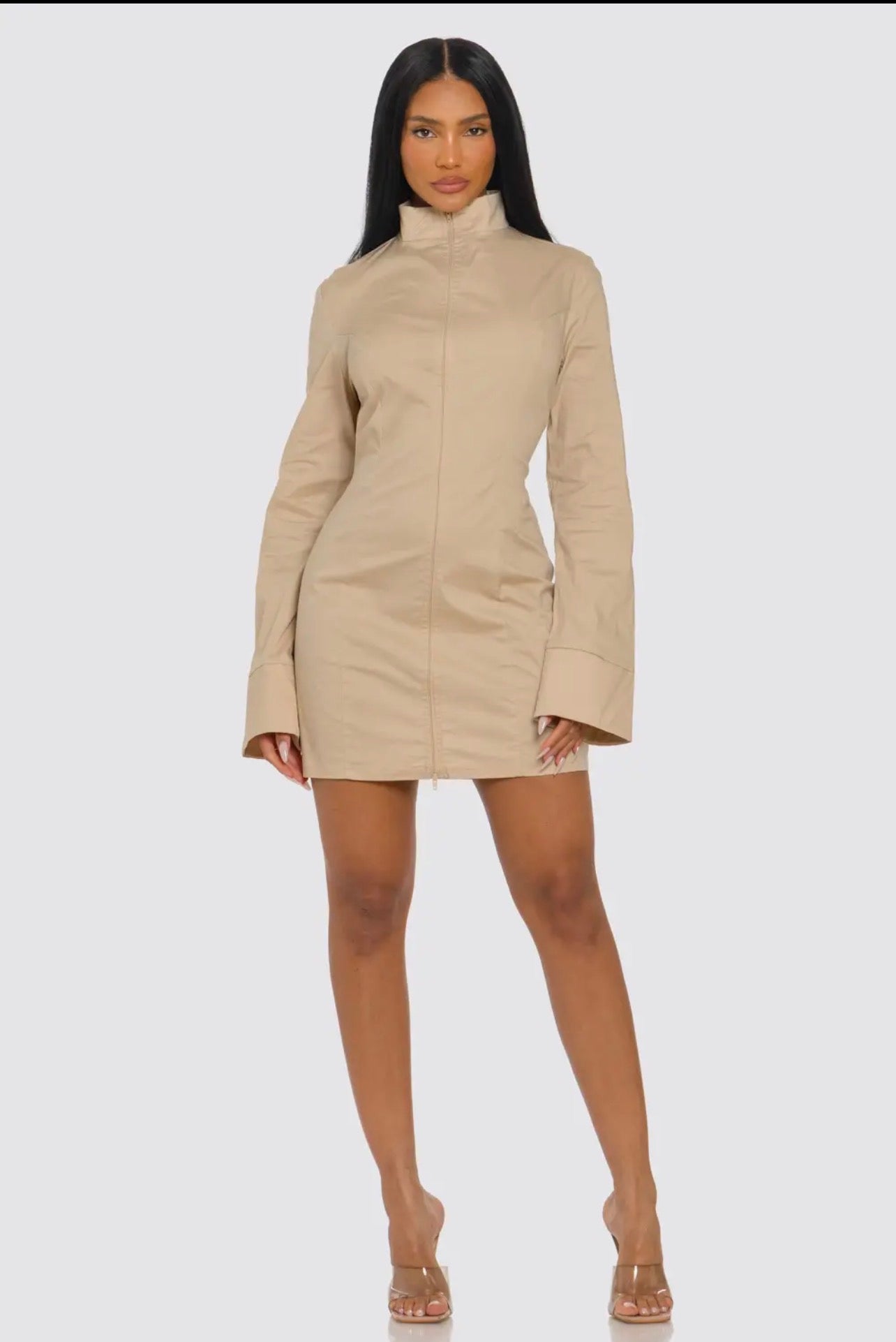 Boss Babe Zip Mini Dress