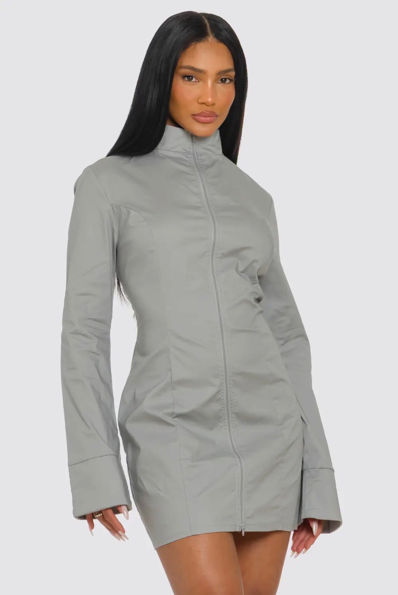 Boss Babe Zip Mini Dress