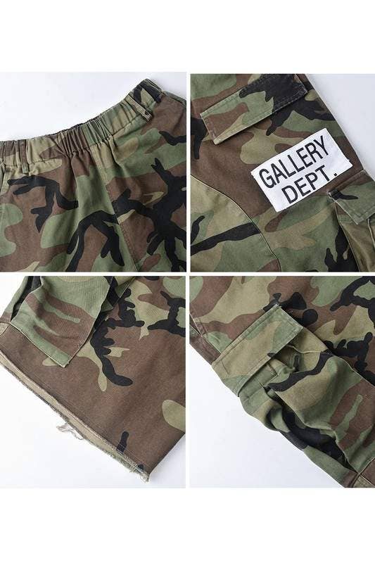 Cargo Camo Shorts- Street Style Vibes