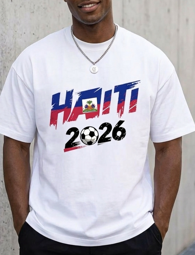 Haiti 2026 Soccer Fan T-Shirt 🇭🇹⚽