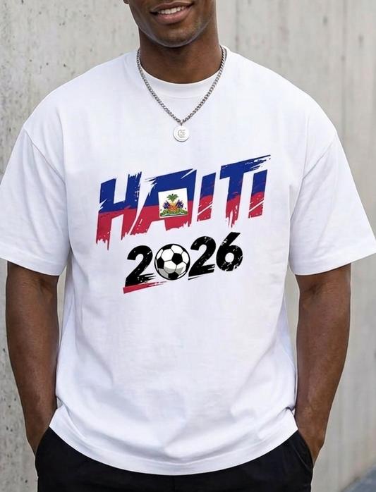 Haiti 2026 Soccer Fan T-Shirt 🇭🇹⚽