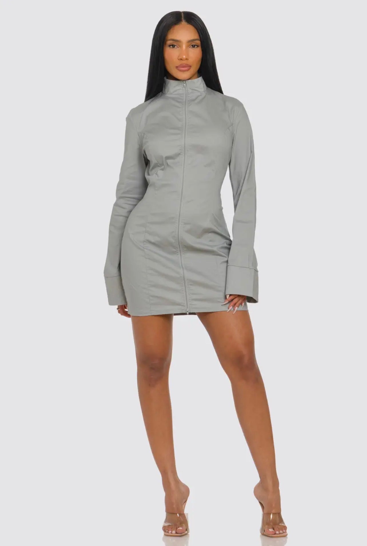 Boss Babe Zip Mini Dress