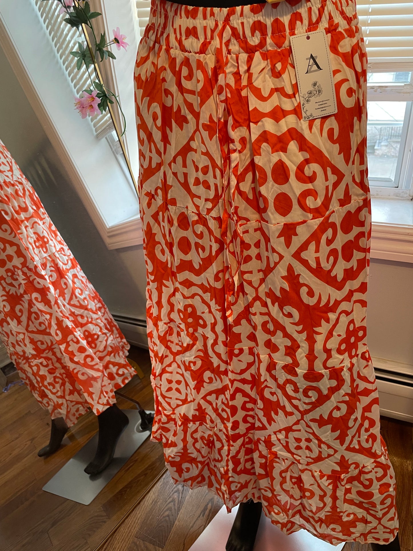 Bohemian maxi Skirt multi Color
