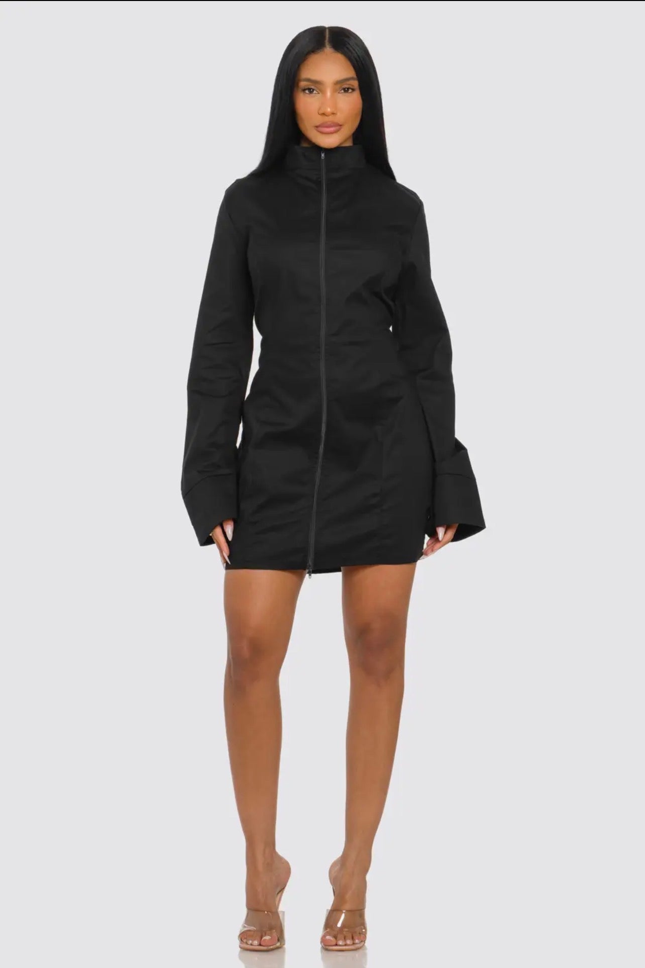 Boss Babe Zip Mini Dress