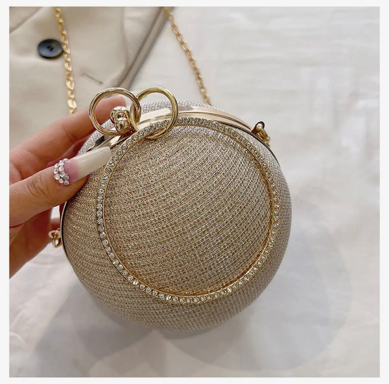 Boss Babe Evening Round Bag