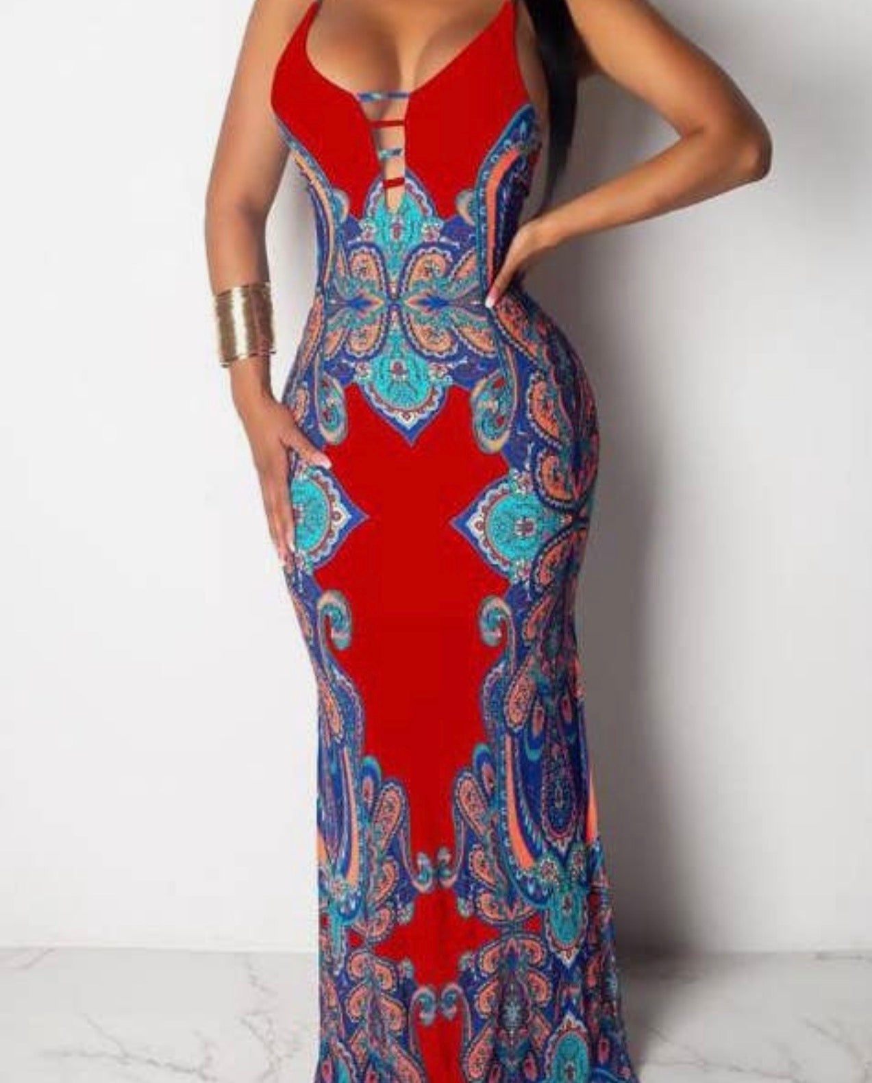 Elegant Mosaic dress