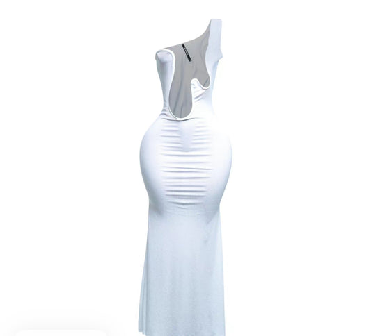 Deep Cut-Out Maxi Dress